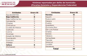 No aparecen en registro oficial de homicidios los 29 muertos del operativo vs Ovidio