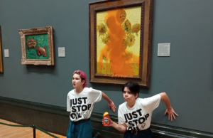 Jurado declara culpables de daño criminal a activistas que lanzaron sopa a “Los girasoles” de Van Gogh