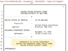 Documentos desnudan Caso Cienfuegos: se detuvo por diplomacia y puede ser reabierto