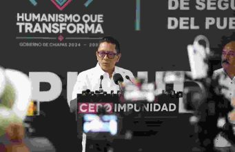 Detienen a custodios de prisión “El Amate” por pornografía infantil El fiscal general de Chiapas, Jorge Luis Llaven Abarca, en conferencia sobre el caso El Amate.